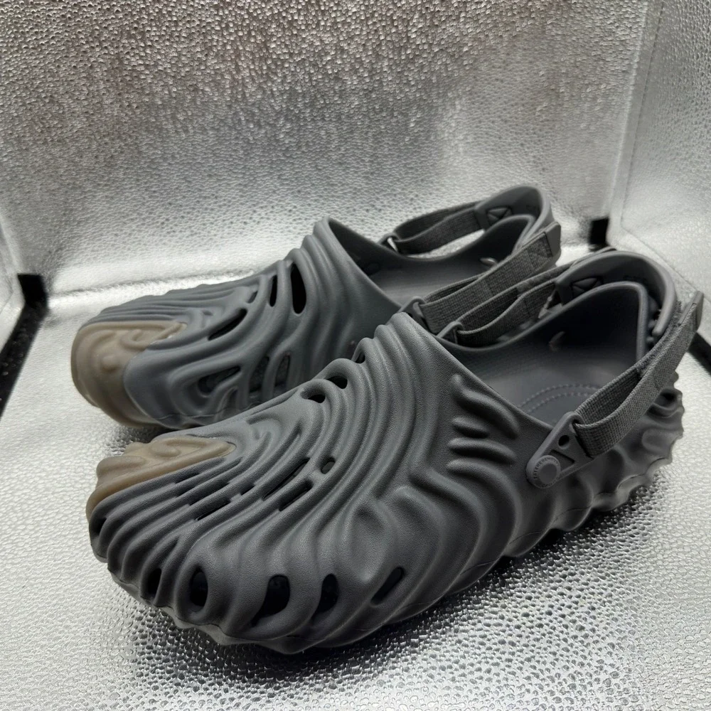 Size 11 Crocs Pollex Clog Mens Niagara Grey New Salehe Bembury 207393-1MA